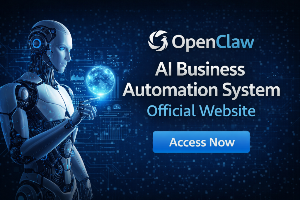 OpenClaw Cracked AI business automation system official website access dashboard and automation platform
